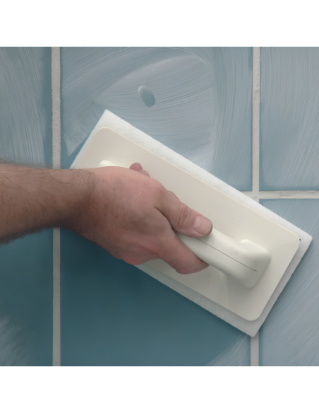 Frattone Impugnatura Plastica Velcro Spugna Finish Leggero 