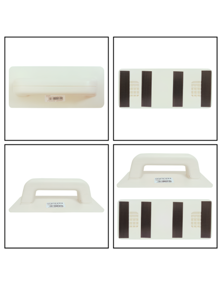 Frattone Impugnatura Plastica Velcro Spugna Finish Leggero 