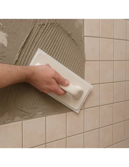 Frattone Impugnatura Plastica Velcro Spugna Finish Leggero 