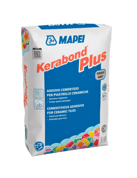 Adesivo Cementizio Piastrelle Ceramiche Kerabond Plus - Sacco 25 Kg  