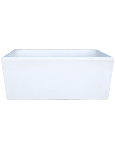 Pilozza Calcestruzzo Cemento Serie Ostuni Design Moderno Bianco Verniciabile