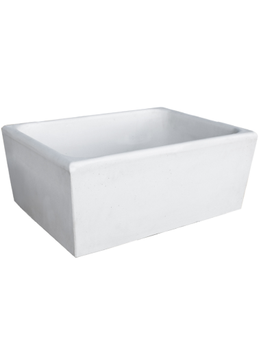 Pilozza Calcestruzzo Cemento Serie Ostuni Design Moderno Bianco Verniciabile