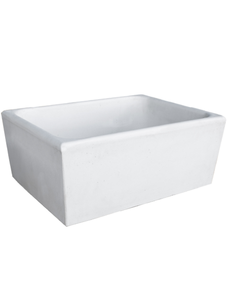 Pilozza Calcestruzzo Cemento Serie Ostuni Design Moderno Bianco Verniciabile