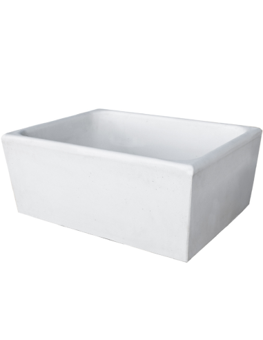 Pilozza Calcestruzzo Cemento Serie Ostuni Design Moderno Bianco Verniciabile