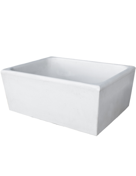 Pilozza Calcestruzzo Cemento Serie Ostuni Design Moderno Bianco Verniciabile