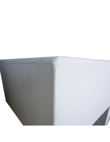 Pilozza Calcestruzzo Cemento Serie Ostuni Design Moderno Bianco Verniciabile