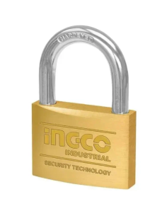 Lucchetto Ad Arco Ottone Con 3 Chiavi Estraibili Ottone Nichelato  