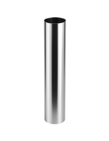 Tubo Acciaio Inox Diametro 80 mm Sp. 0,5 mm h. 500 mm Canna Fumaria