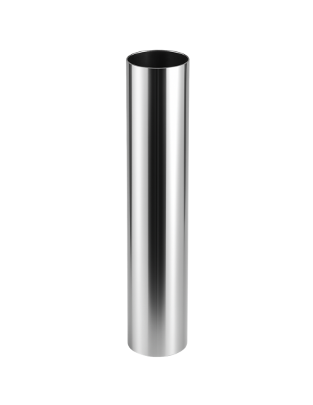 Tubo Acciaio Inox Diametro 80 mm Sp. 0,5 mm h. 500 mm Canna Fumaria