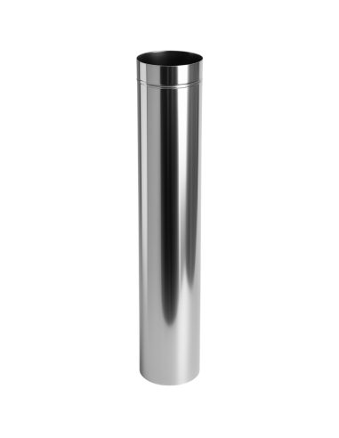 Tubo Acciaio Inox Diametro 180 mm Sp. 0,5 mm h. 1000 mm Canna Fumaria	