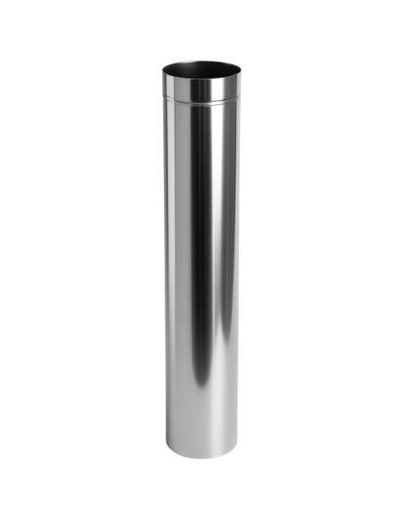Tubo Acciaio Inox Diametro 180 mm Sp. 0,5 mm h. 1000 mm Canna Fumaria	