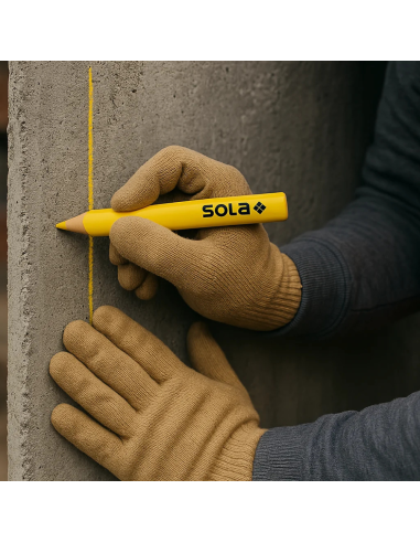 Matita Speciale SB 24 Colore Giallo Legno Cantiere Segnare Supporti Scuri 