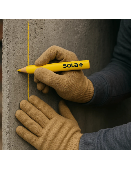 Matita Speciale SB 24 Colore Giallo Legno Cantiere Segnare Supporti Scuri 