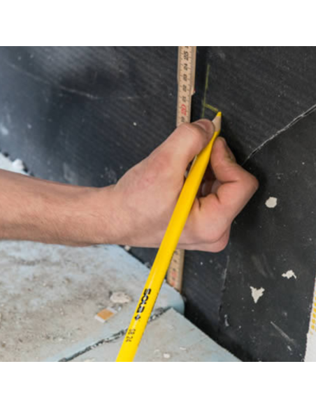 Matita Speciale SB 24 Colore Giallo Legno Cantiere Segnare Supporti Scuri 