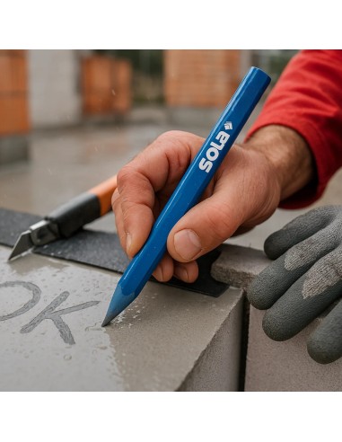 Matita Copiativa KB 24 Blu Legno Supporti Umidi Scrivere Superfici Lisce Bagnate