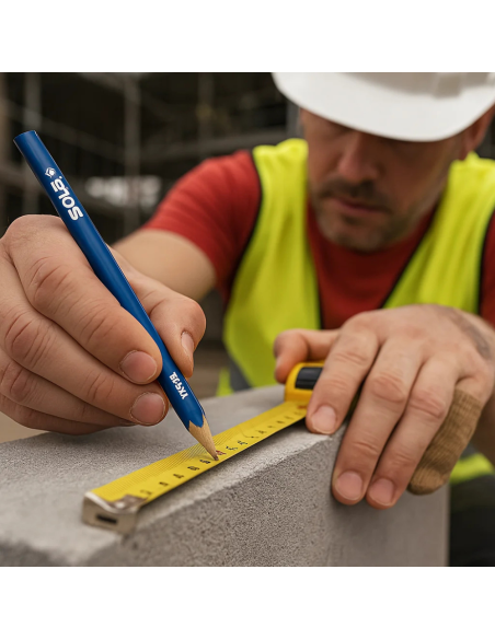 Matita Copiativa KB 24 Blu Legno Supporti Umidi Scrivere Superfici Lisce Bagnate