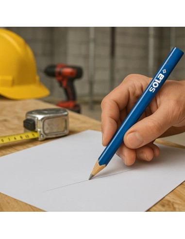 Matita Copiativa KB 24 Blu Legno Supporti Umidi Scrivere Superfici Lisce Bagnate