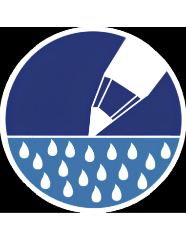 Matita Copiativa KB 24 Blu Legno Supporti Umidi Scrivere Superfici Lisce Bagnate