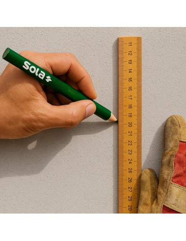 Matita Muratore STB 30 10H Verde Tratto Netto Preciso Sottile Cantiere
