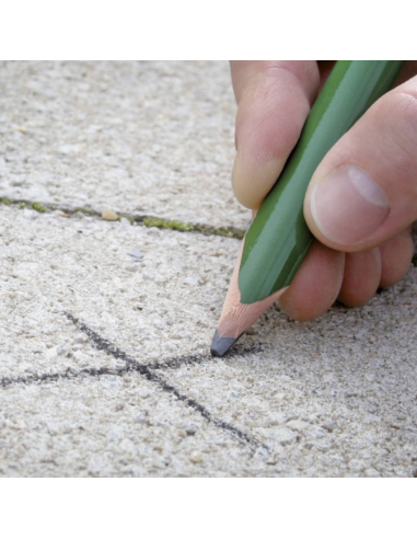 Matita Muratore STB 30 10H Verde Tratto Netto Preciso Sottile Cantiere