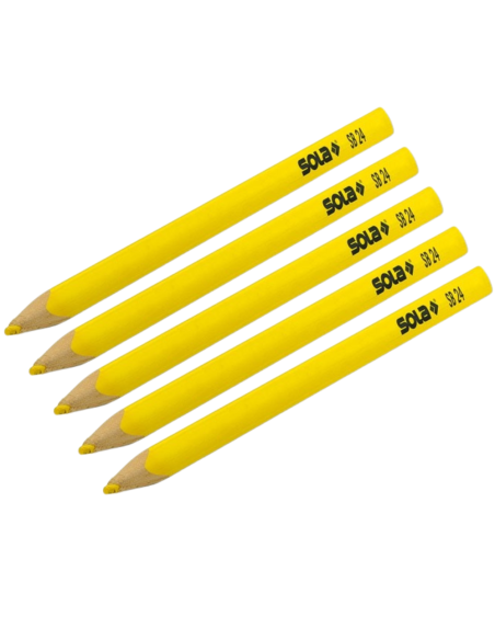 Matita Speciale SB 24 Colore Giallo Legno Supporti Scuri Confezione 5 Pezzi - FORTUNATO