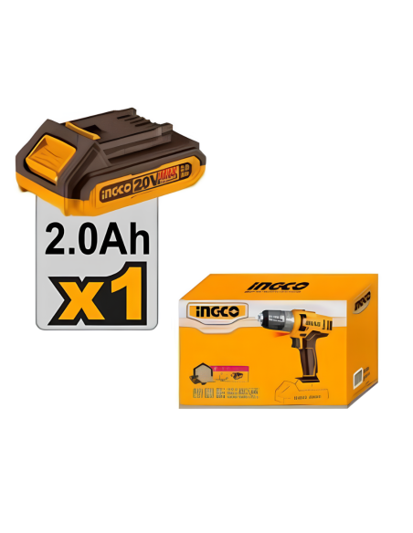 Trapano A Batteria 20V Inclusa Batteria 2Ah Caricabatterie Foratura  