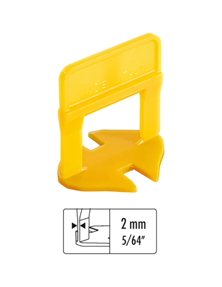 Distanziatori Elementi Livellanti RLS HD 2 mm h. 12 mm Confezione 250 Pezzi 