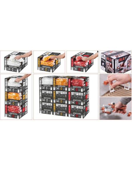 Distanziatori Elementi Livellanti RLS HD 4,8 mm h. 12 mm Confezione 250 Pezzi 