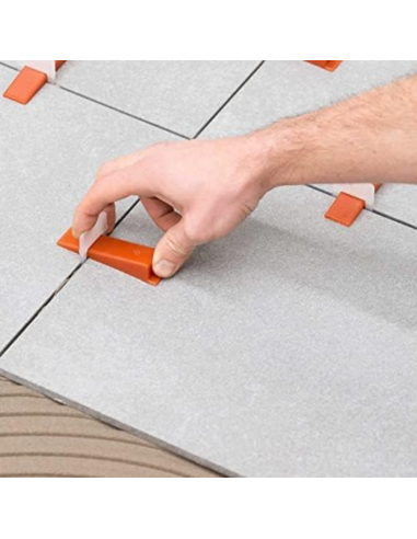 Distanziatori Elementi Livellanti RLS Giunti Ultrasottili 1mm h.12 mm 300 Pezzi