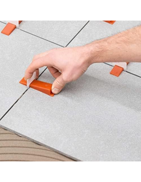 Distanziatori Elementi Livellanti RLS Giunti Ultrasottili 1mm h.12 mm 300 Pezzi