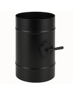 Elemento Acciaio Smaltato Valvola Arredo h. 300 mm Canale Fumo Stufa Pellet
