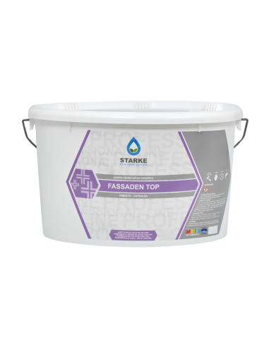 Pittura Fassaden Top Quarzo Elastomerico Fibrato Anticavillature Idrorepellente