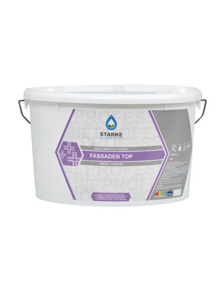 Pittura Fassaden Top Quarzo Elastomerico Fibrato Anticavillature Idrorepellente