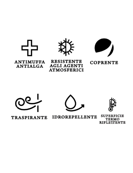 Favignana Rasato Acrilsilossanico Elastomerico Termoriflettente Antialga