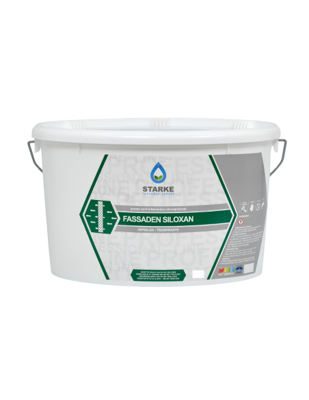 Pittura Murale Fassaden Siloxan Quarzo Acril Silossanico Idrorepellente