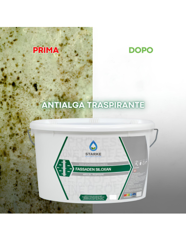 Pittura Murale Fassaden Siloxan Quarzo Acril Silossanico Idrorepellente