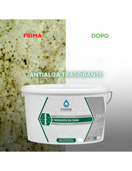 Pittura Murale Fassaden Siloxan Quarzo Acril Silossanico Idrorepellente