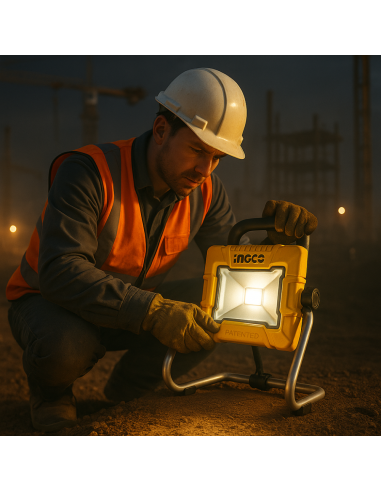 Faretto Led Da Lavoro Portatile A Batteria 20V Nudo 1800 Lumen  