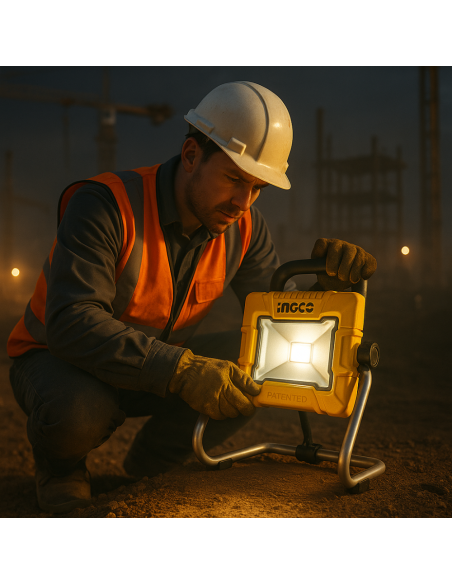 Faretto Led Da Lavoro Portatile A Batteria 20V Nudo 1800 Lumen  