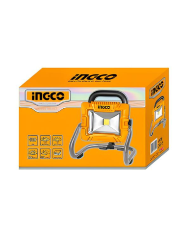 Faretto Led Da Lavoro Portatile A Batteria 20V Nudo 1800 Lumen  