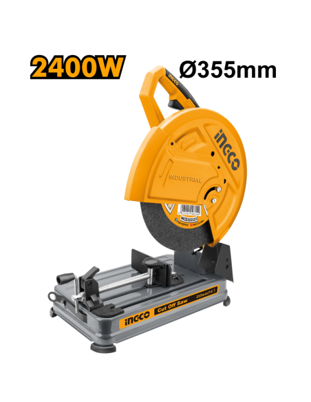 Troncatrice Disco Diametro 355MM 2400W Tagli Precisione Dritti Inclinati   