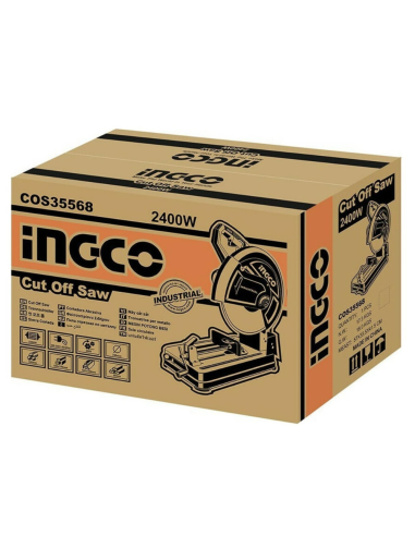 Troncatrice Disco Diametro 355MM 2400W Tagli Precisione Dritti Inclinati   