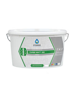 Farbe Matt 200 Pittura Acrilica Coprente Traspirante Bassa Lavabilità Interni