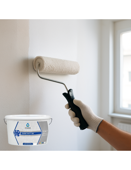Farbe Matt 400 Pittura Acrilica Idrorepellente Coprente Traspirante Interni