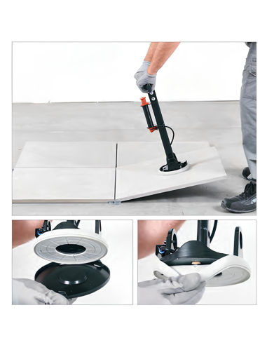 Dispositivo Movimentazione Posa Piastrelle TSS Ventosa Vacuum RV175 Ø175 MM