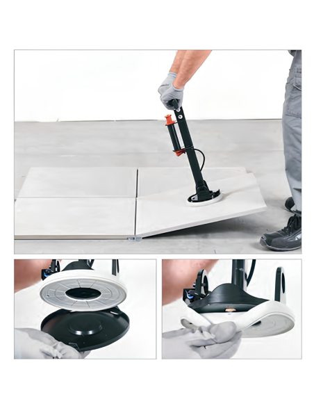 Dispositivo Movimentazione Posa Piastrelle TSS Ventosa Vacuum RV175 Ø175 MM