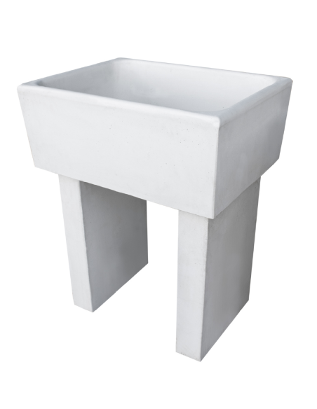 Pilozza Calcestruzzo Cemento Serie Ostuni 60 x 47 x H 30 cm Con Piedi 