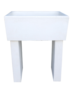 Pilozza Calcestruzzo Cemento Piedi Serie Ostuni 75 x 55 x H 30 cm Con Piedi 