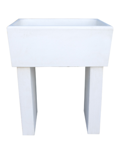 Pilozza Calcestruzzo Cemento Piedi Serie Ostuni 75 x 55 x H 30 cm Con Piedi 