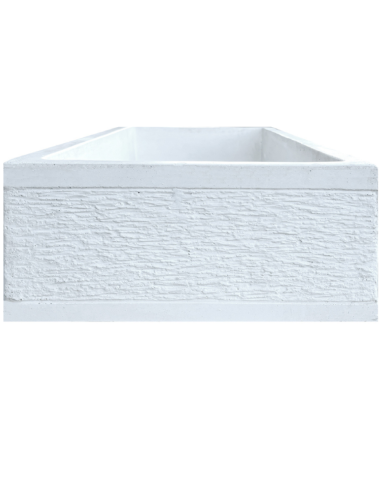 Pilozza Serie Grecale Cemento Calcestruzzo L.70 x P.35 x H.16 Cm Con Piedi